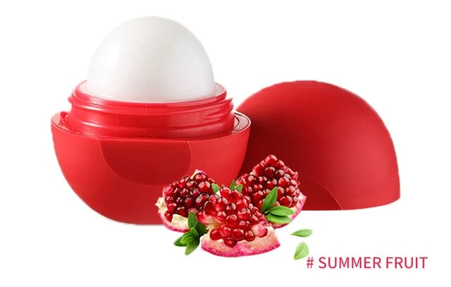 HEMEIEL Cute Lip Balm Ball Fruit Sweet Lipstic Protector Pomade Cosmetics Gloss Moisturizer Lip Salve Lip Smacker