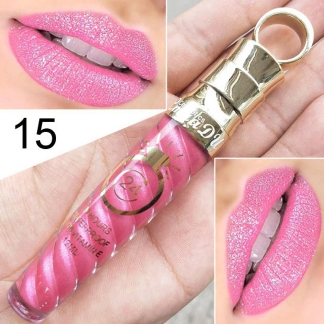 1PC Matte Lip Gloss Female 24H Nutritious Lipstic Women Lip Make Up Cosmetics Big Lip Gloss WD