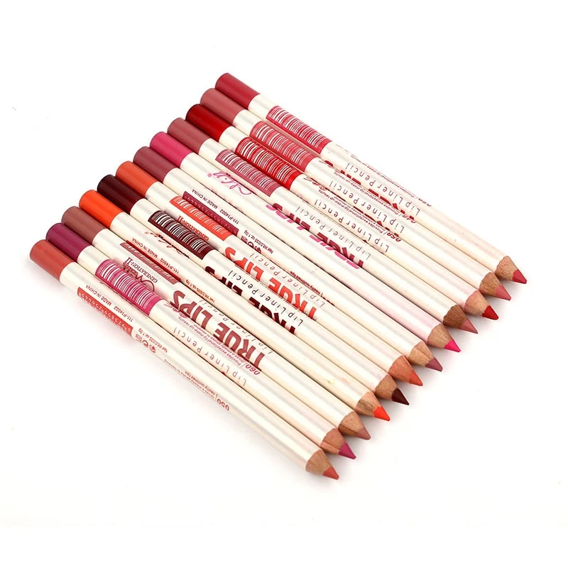Professional Matte Lip Liner Pencil Sets Waterproof Long Lasting Matte Lipliner Lipstic Pen Makeup Cosmetic Tools 6/12pcs/set