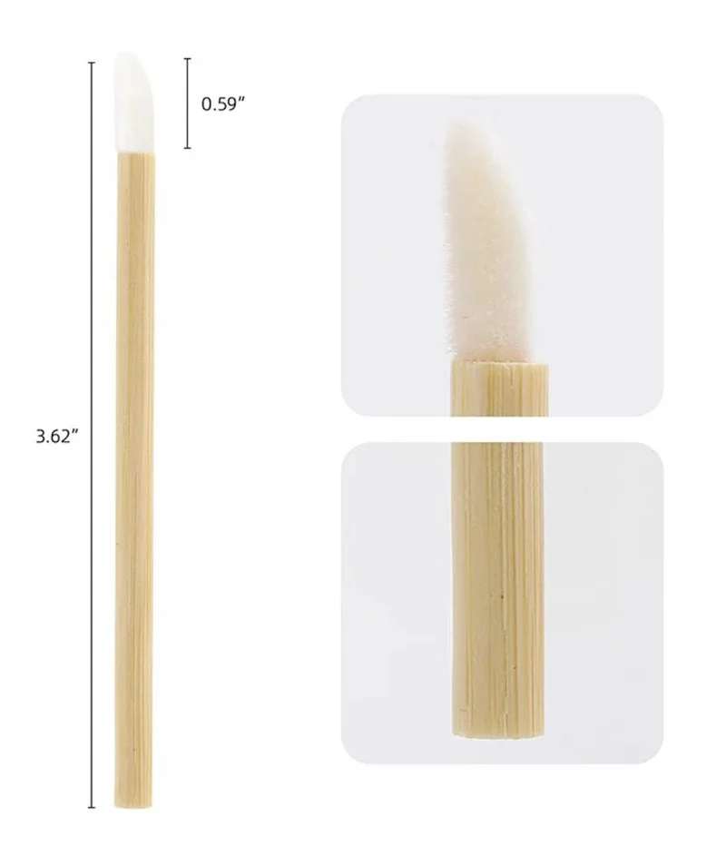 Disposable Bamboo Applicator Wands - 50 Pack