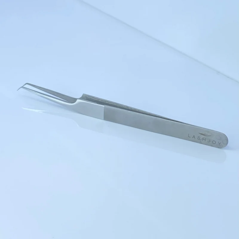Two-Tone Silver Lash Tweezer Bundle - 6 Pairs