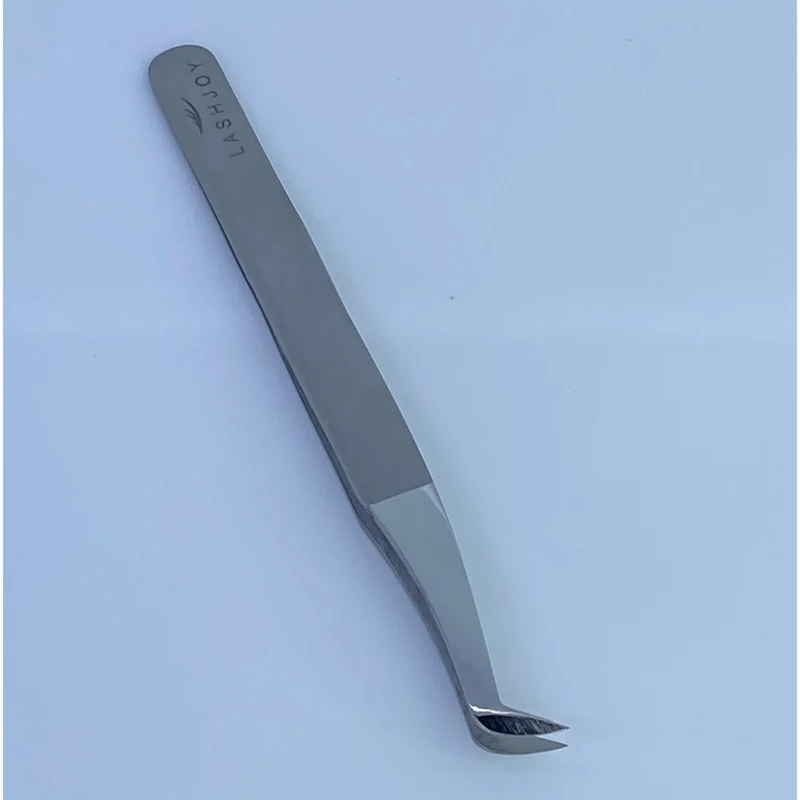 Two-Tone Silver Lash Tweezer Bundle - 6 Pairs