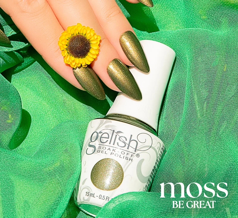 Gelish Gel Polish, Moss Be Great, 0.5 fl oz