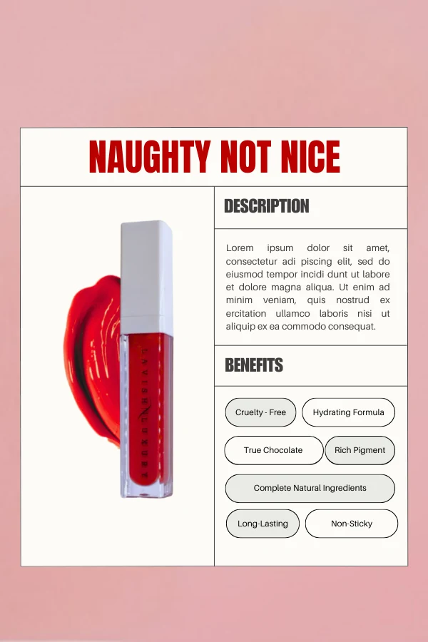 Naughty Not Nice Lip Gloss