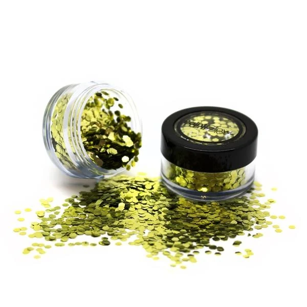 PaintGlow - Bio Degradable Chunky Glitter Gold Dust