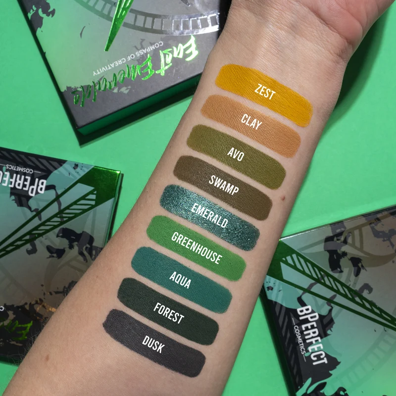 BPerfect Cosmetics - Compass of Creativity East Emeralds Palette