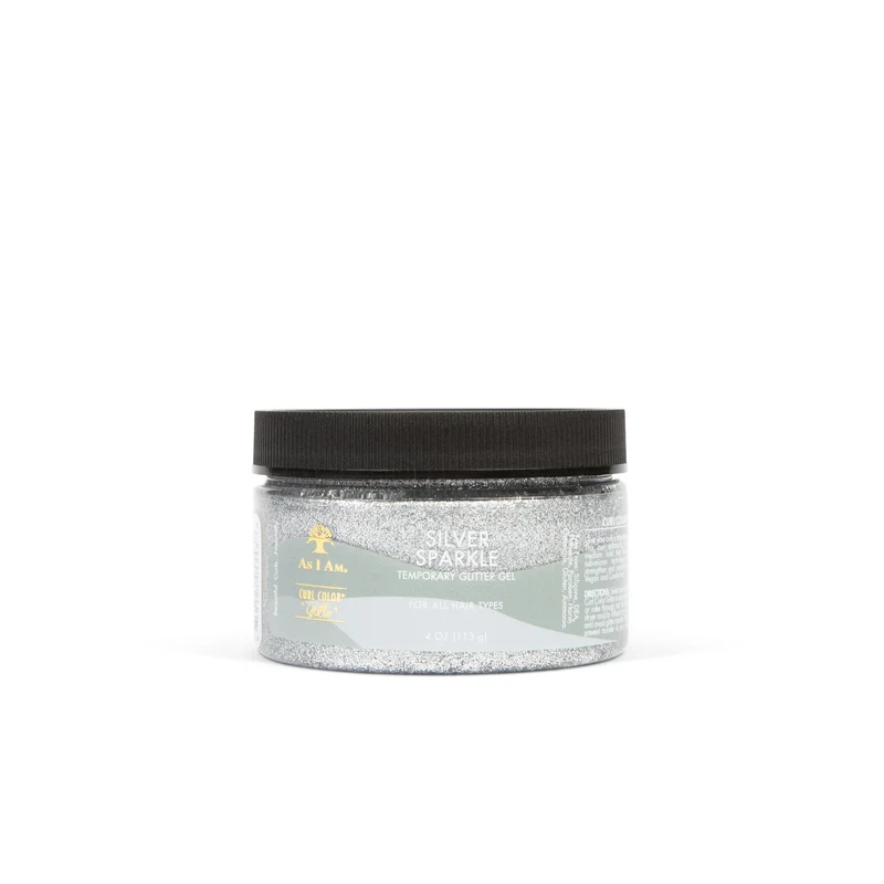 Curl Color Glitter Silver Sparkle