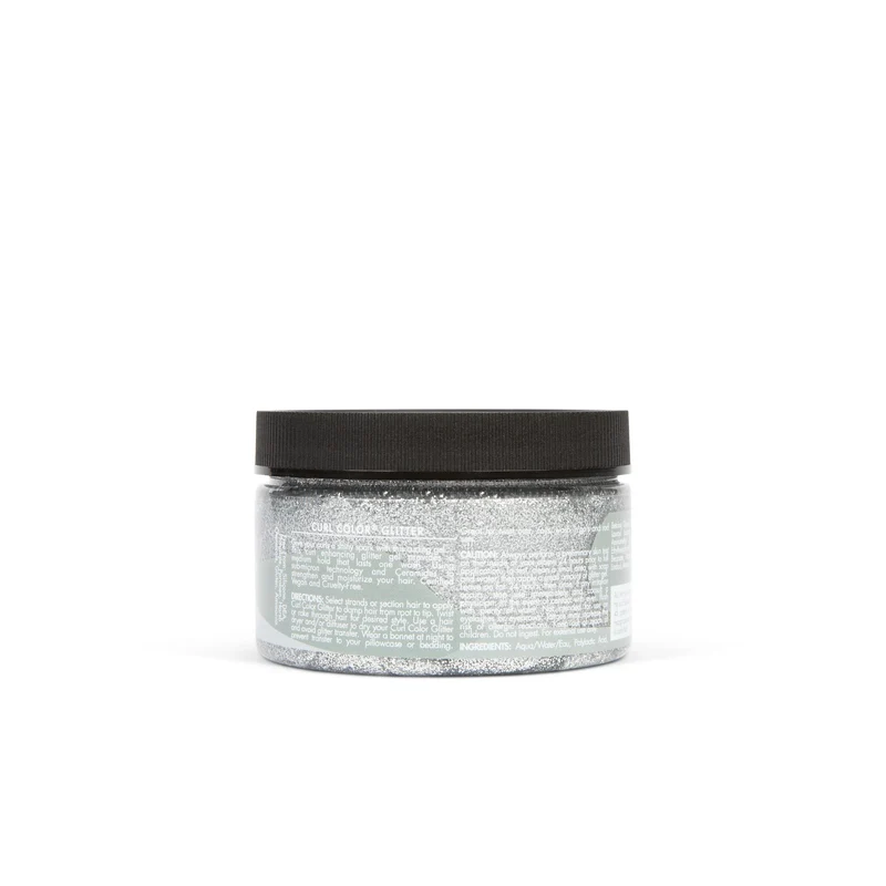 Curl Color Glitter Silver Sparkle