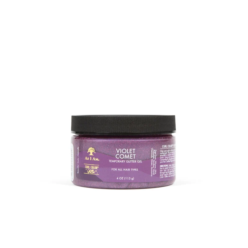 Curl Color Glitter Violet Comet
