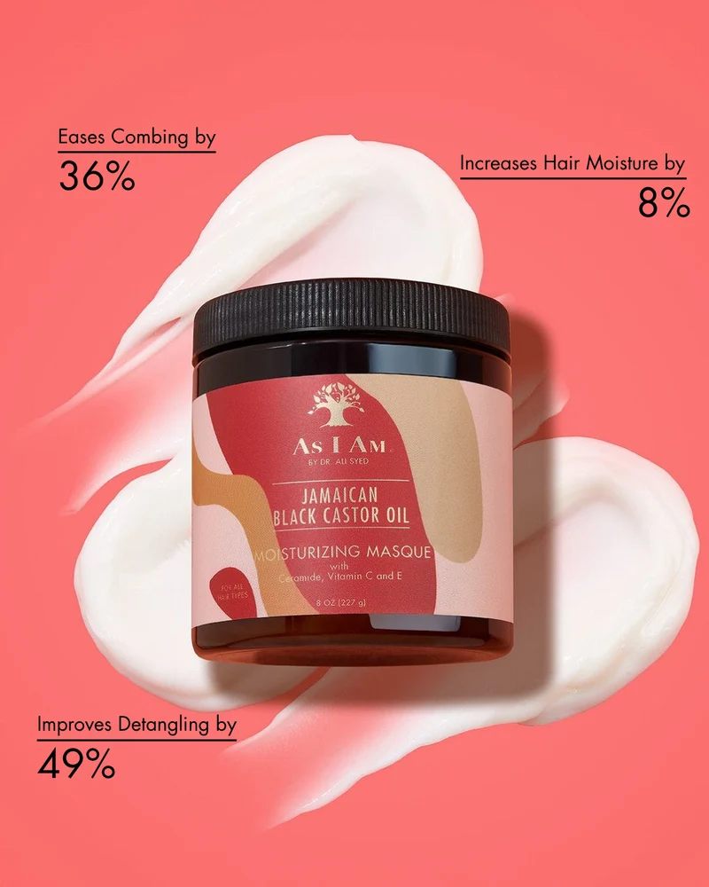 Masque capillaire à l'huile de ricin noire jamaïcaine