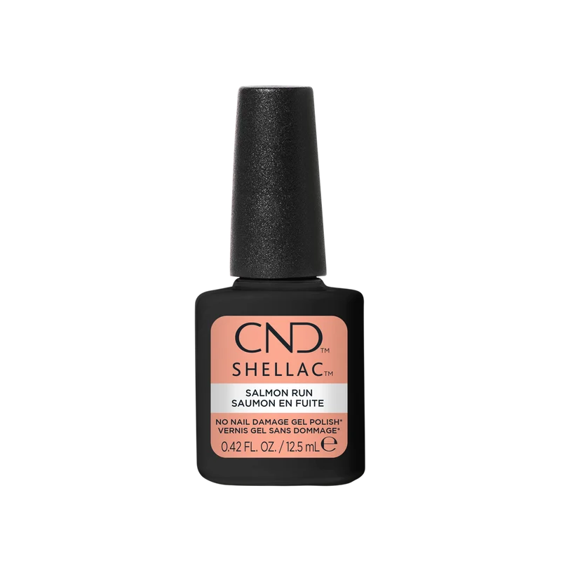 CND Shellac, Salmon Run, 0.42 fl oz