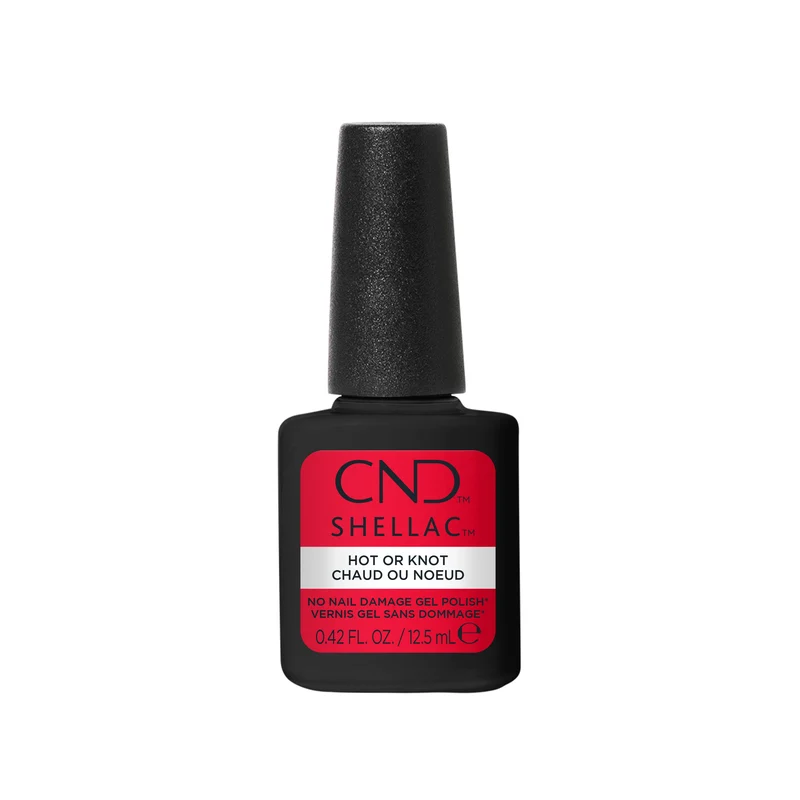 CND Shellac, Hot Or Knot, 0.42 fl oz