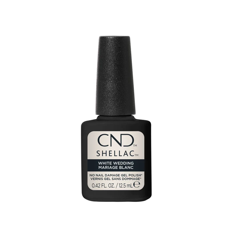 CND Shellac, White Wedding, 0.42 fl oz