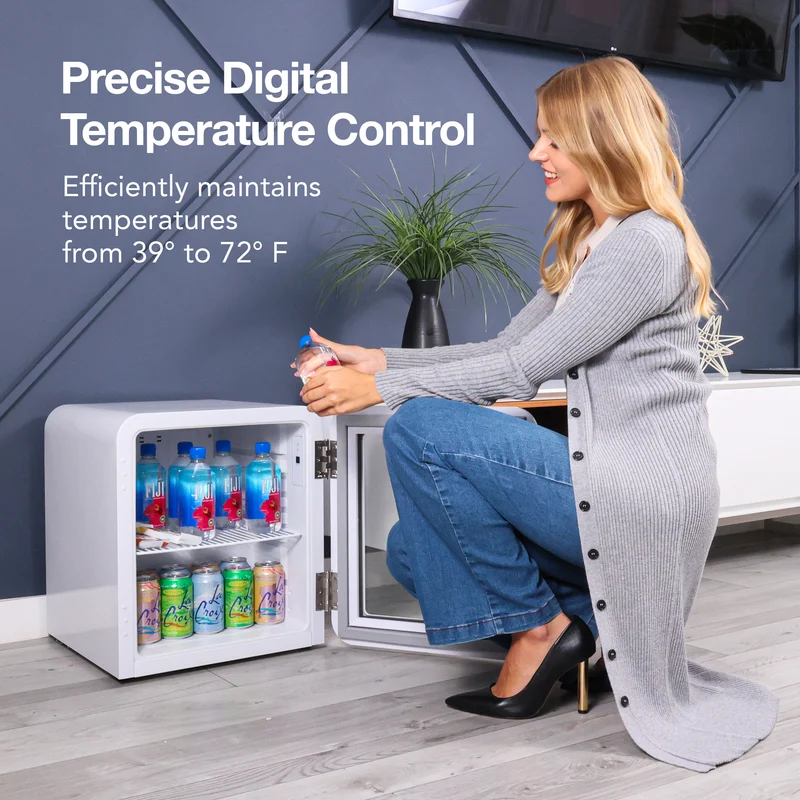 Cooluli 1.7 CF Countertop Mini Fridge