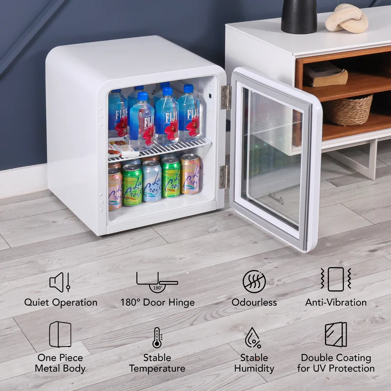 Cooluli 1.7 CF Countertop Mini Fridge