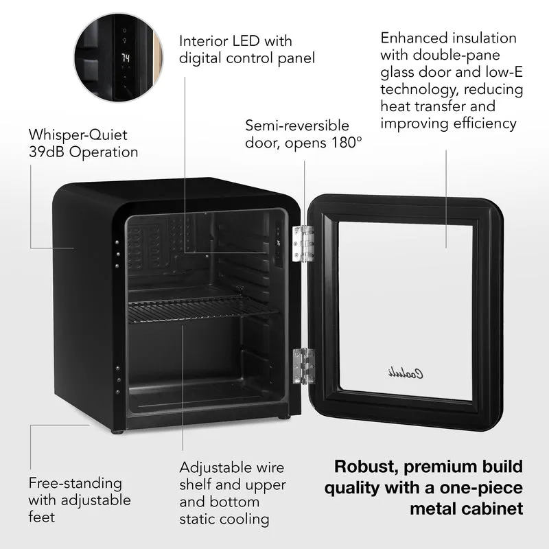 Cooluli 1.7 CF Countertop Mini Fridge