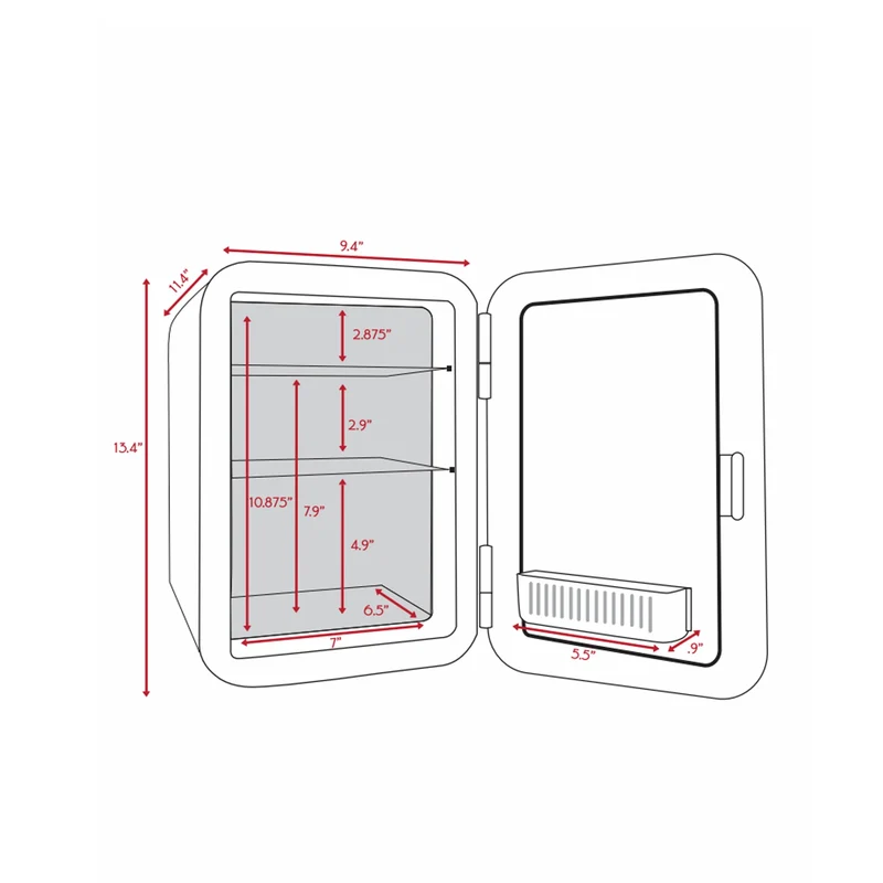 Cooluli Infinity 10L Mini Cosmetic Fridge