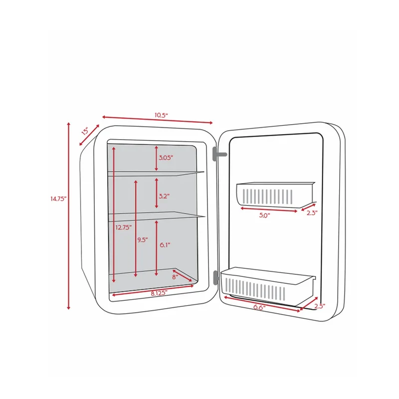 Cooluli Infinity 15L Mini Cosmetic Fridge