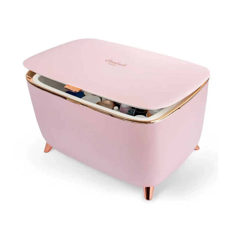 Cooluli Glam 9L Cooling Cosmetics Chest, Pink