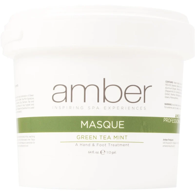 Amber Foot Masque, Green Tea Mint, 64 oz