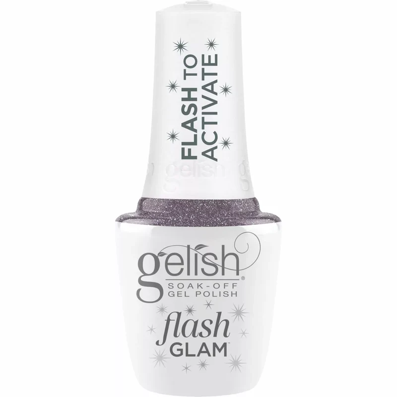 Gelish Flash Glam, Time To Sparkle, 0.5 fl oz