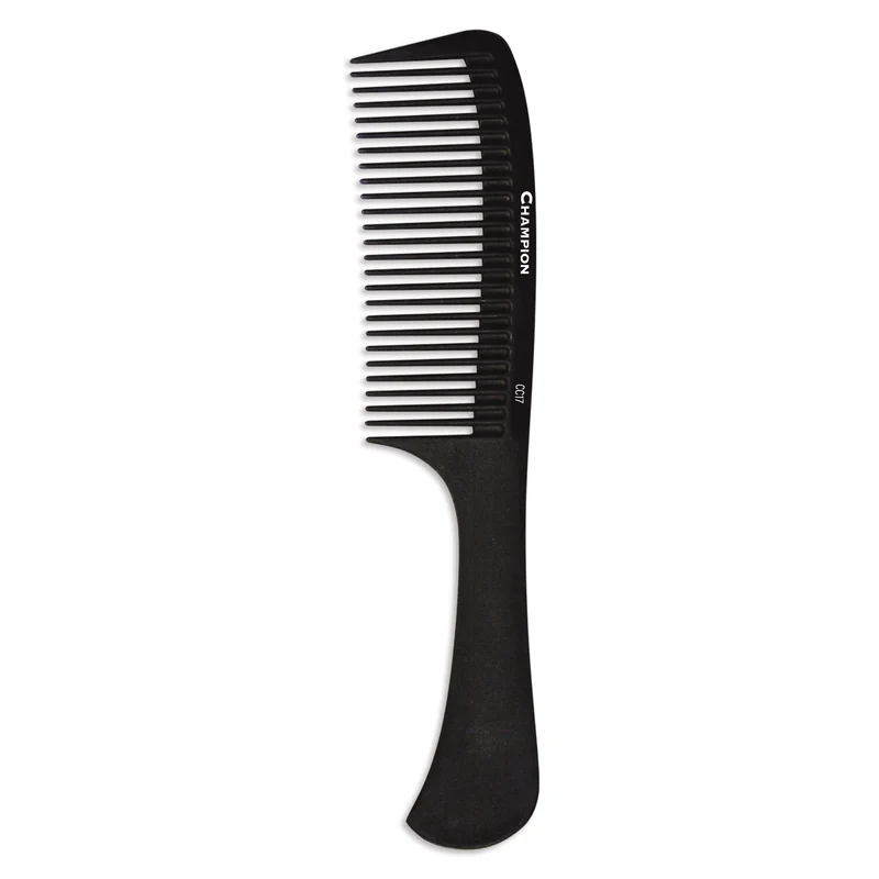 Champion Carbon Rake Comb, 8.75", Black