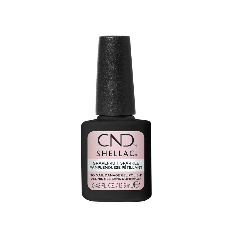 CND Shellac, Grapefruit Sparkle, 0.42 fl oz