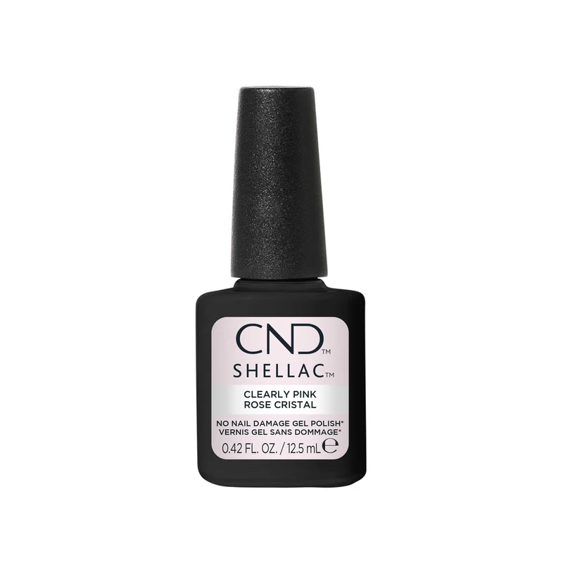 CND Shellac, Clearly Pink, 0.42 fl oz