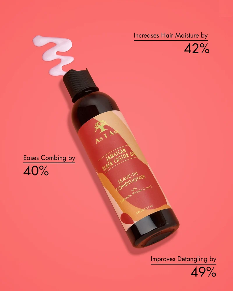 Après-shampooing sans rinçage à l'huile de ricin noir de Jamaïque