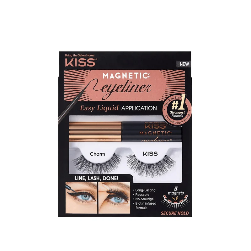 KISS - Magnetic Eyeliner & Lash Kit Charm