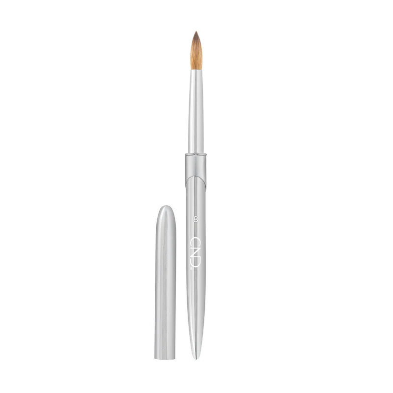 CND Pro Sculpting Liquid & Powder Round Brush, #8