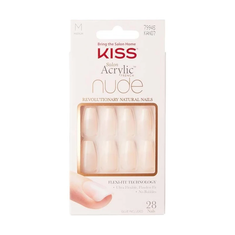 KISS - Salon Acrylic French Nude Nails Leilani