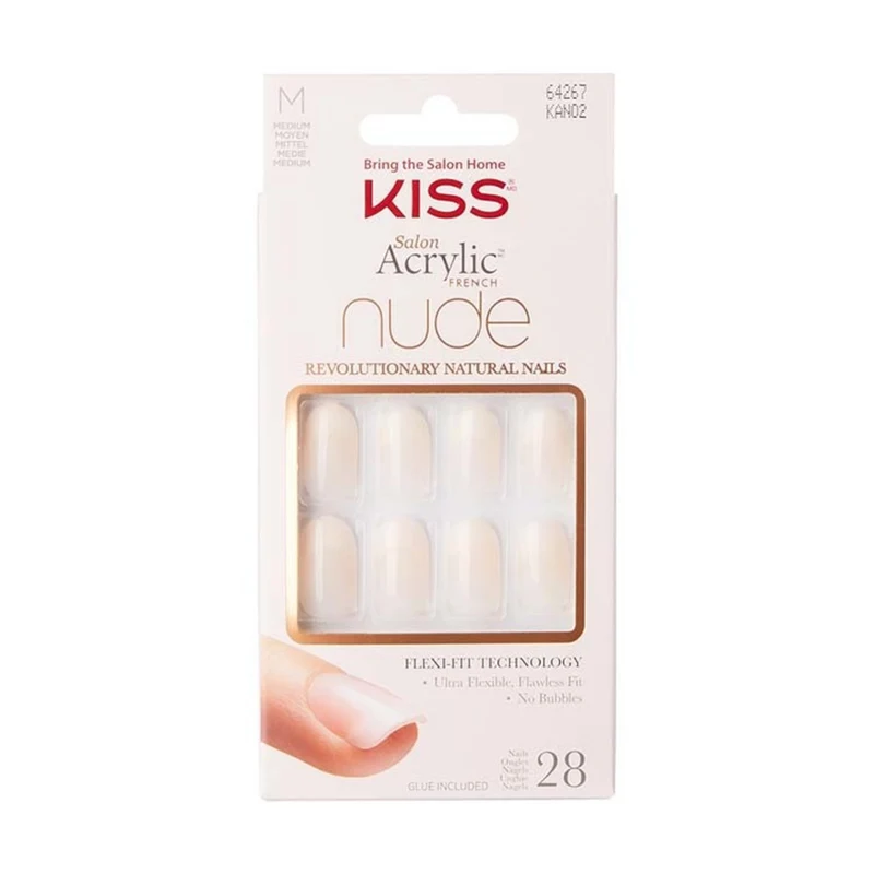 KISS - Salon Acrylic French Nude Nails Graceful
