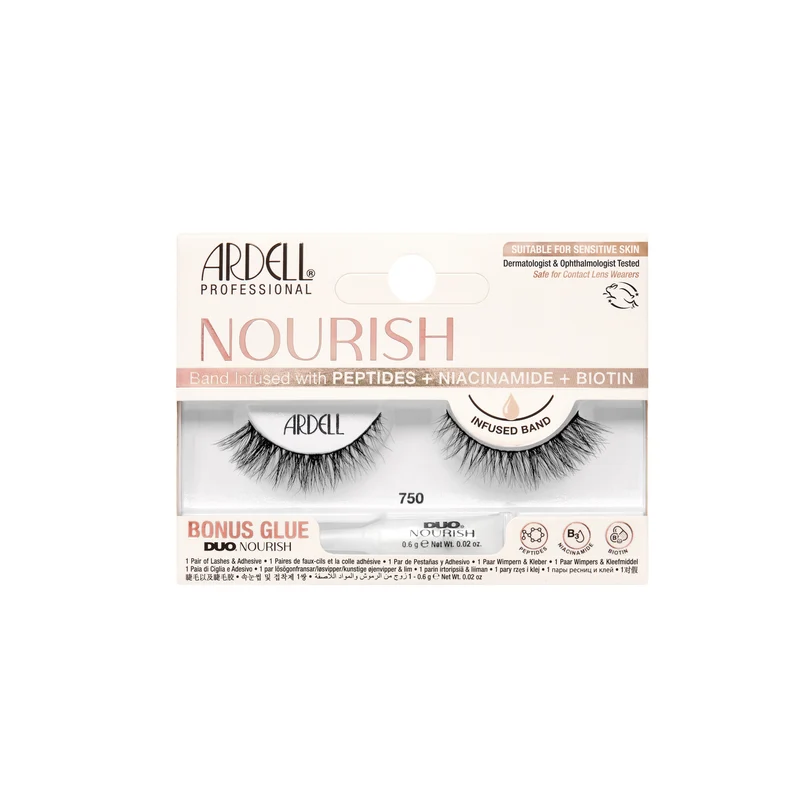 Ardell Nourish Strip Lashes 750, 1 pr