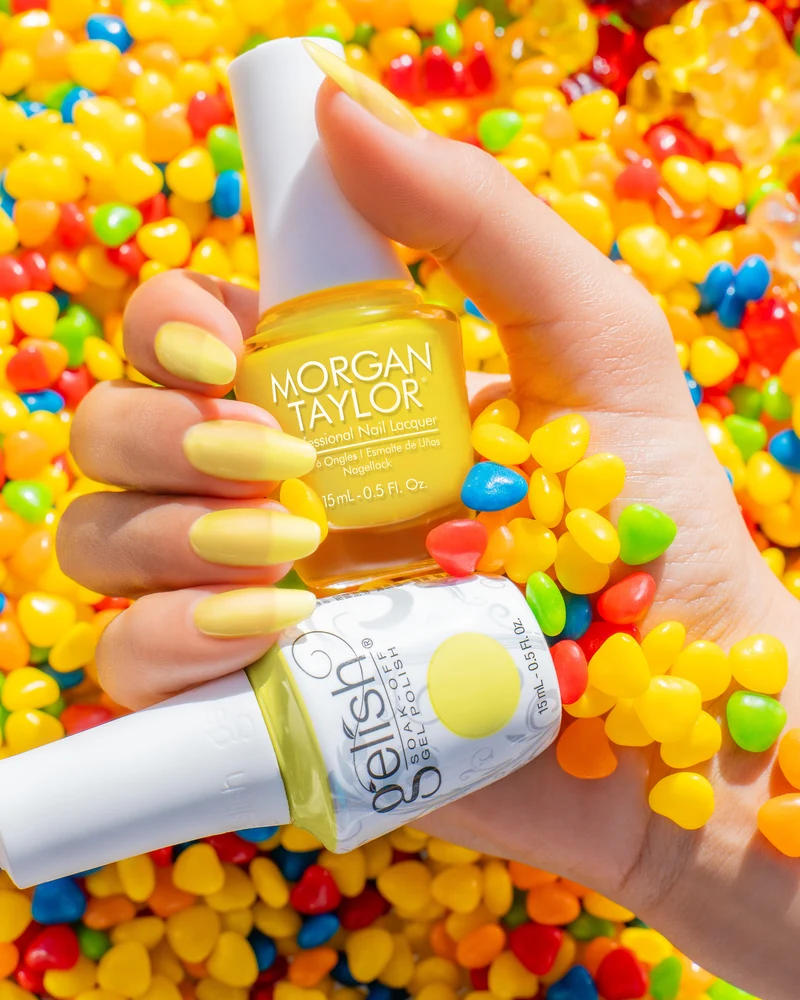 Gelish Gel Polish, Lemon Drop Lush, 0.5 fl oz