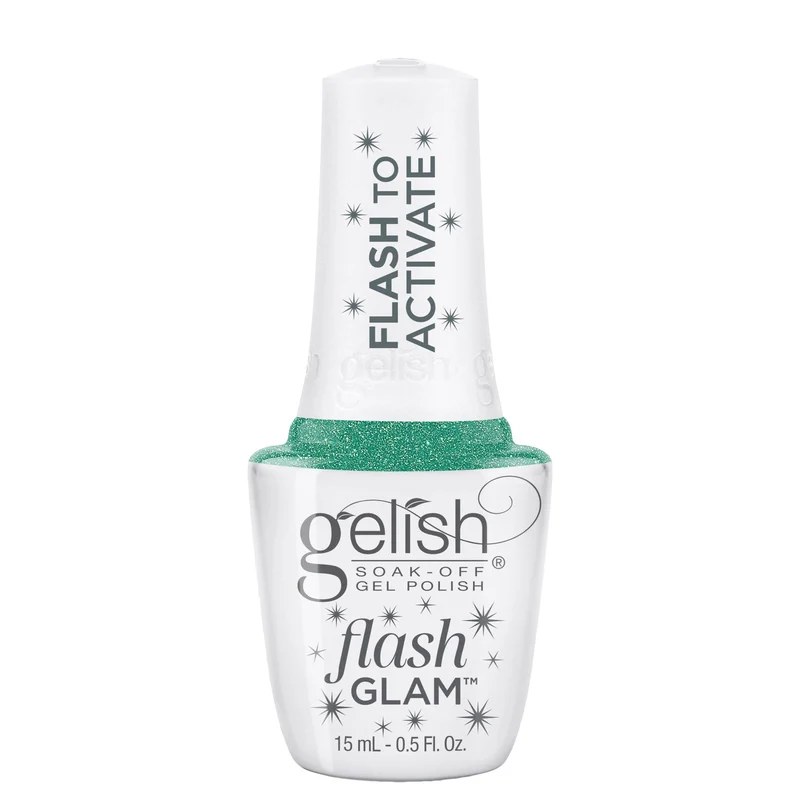 Gelish Flash Glam, Mint To Sparkle, 0.5 fl oz