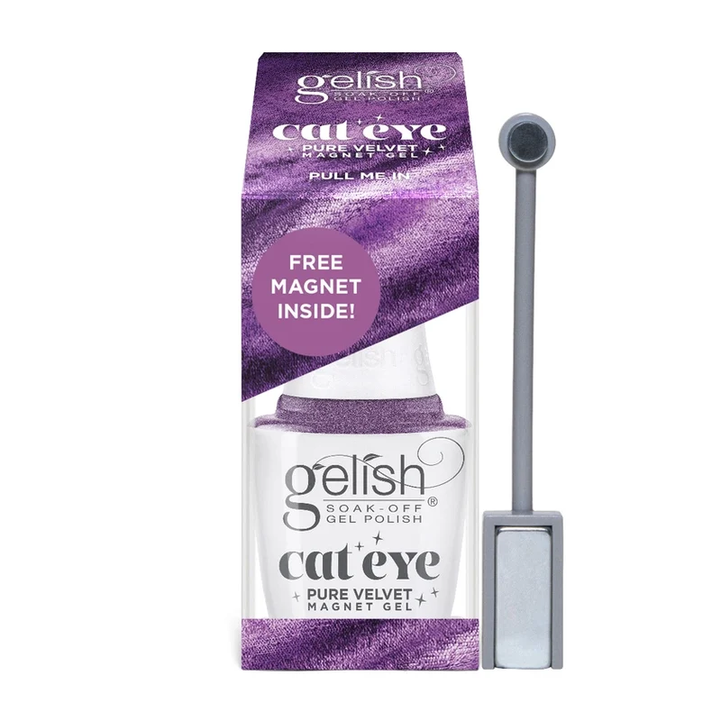 Gelish Cat Eye, Pure Velvet Magnet Gel, Pull Me In, 0.5 fl oz