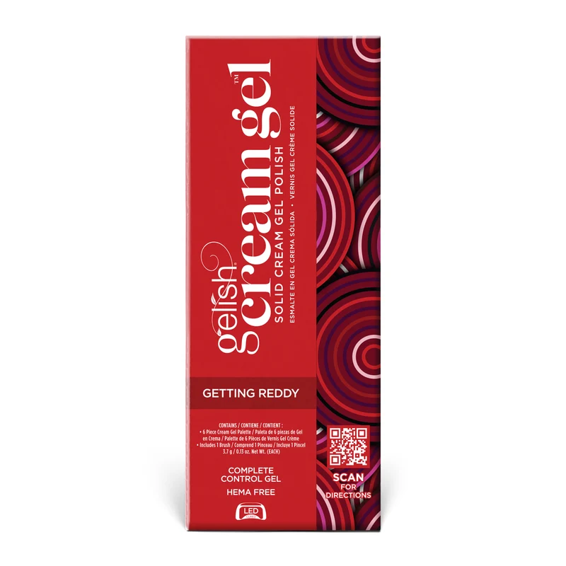 Gelish Soak-Off Cream Gel Palette, Getting Reddy