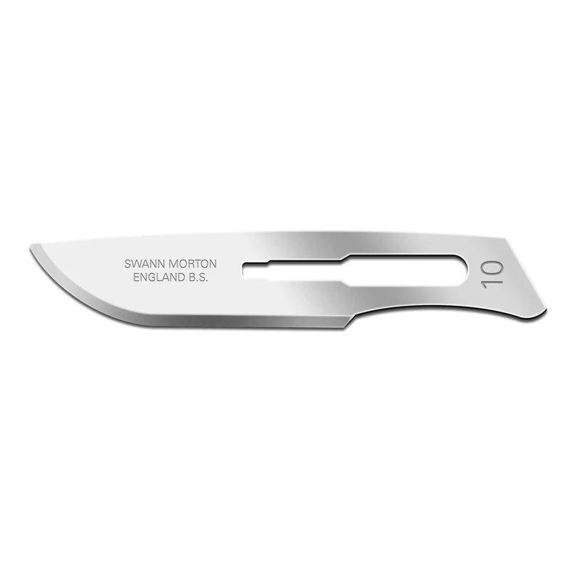 Swann-Morton Stainless Steel Dermaplaning Blade, Size 10
