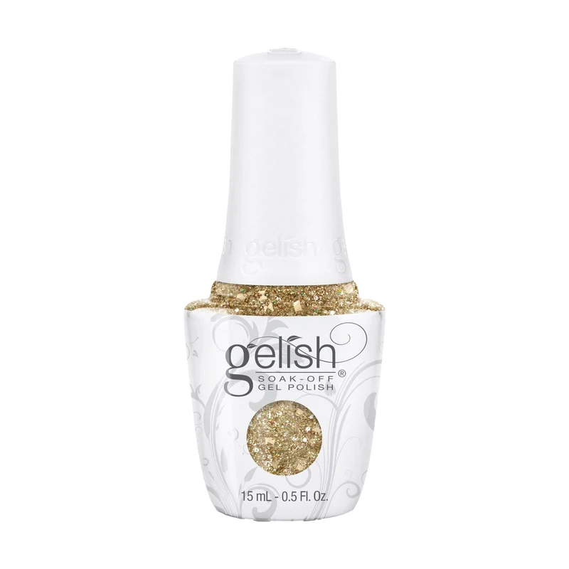 Gelish Gel Polish, All That Glitters Is Gold, 0.5 fl oz