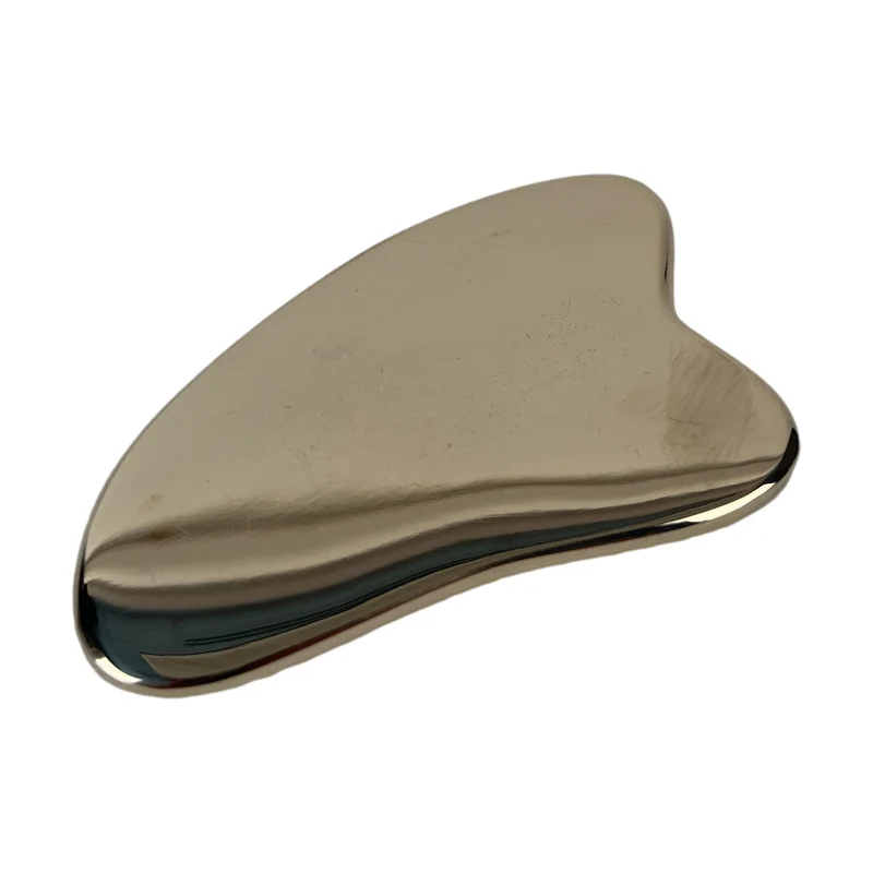 Heart-Shaped Kansa Gua Sha Facial Massage Tool