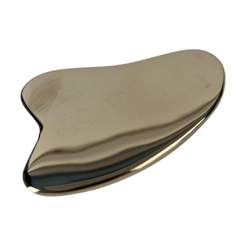 Heart-Shaped Kansa Gua Sha Facial Massage Tool