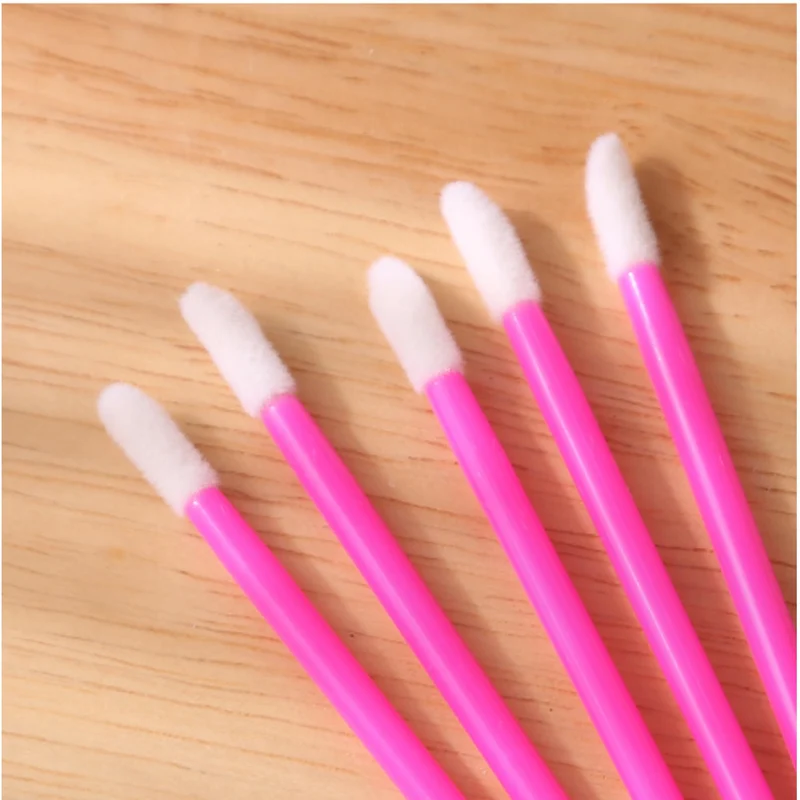 Lint Free Lip Gloss Applicators, Pink, 50 ct.