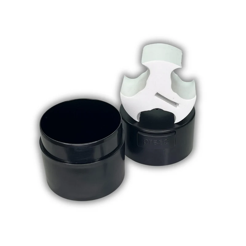 Adhesive Container, Black, 1 Ct.