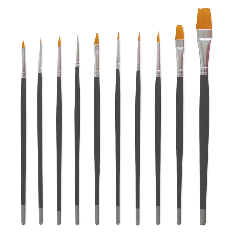 Debra Lynn Nail Art Brush Set, 10 piece