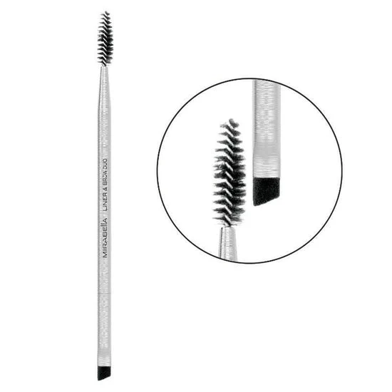 Mirabella Liner and Brow Duo Brush