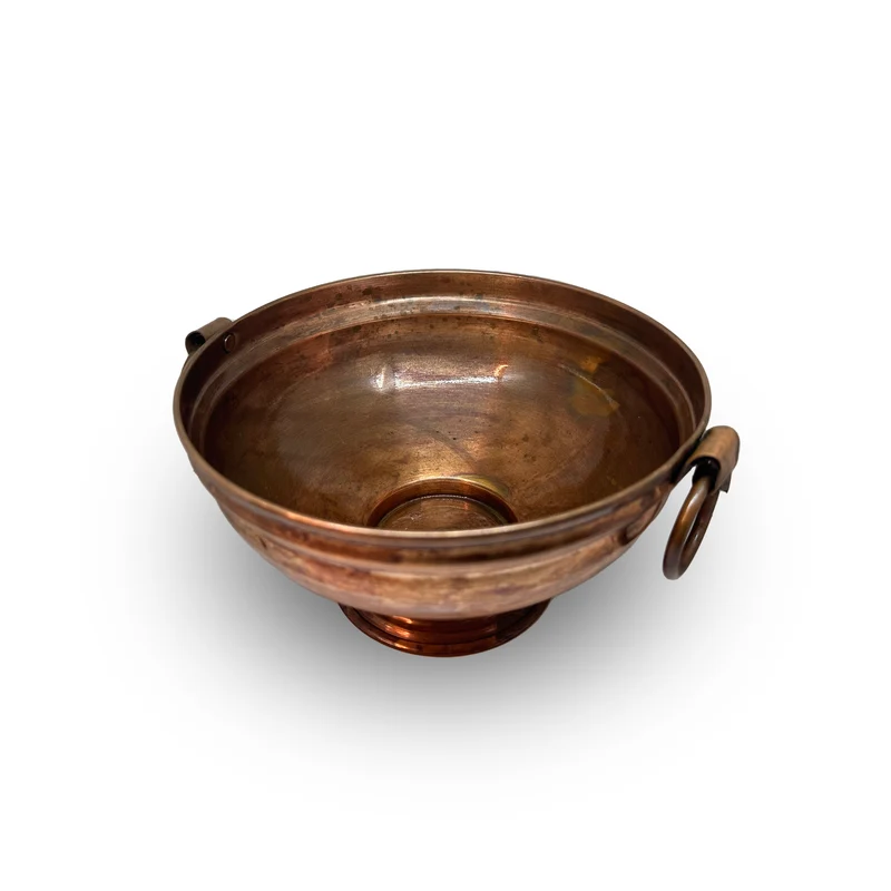 Shirodhara Copper Oil Pouring Set for Ayurvedic Spa Therapy