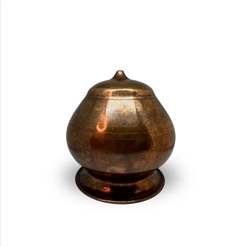 Shirodhara Copper Oil Pouring Set for Ayurvedic Spa Therapy