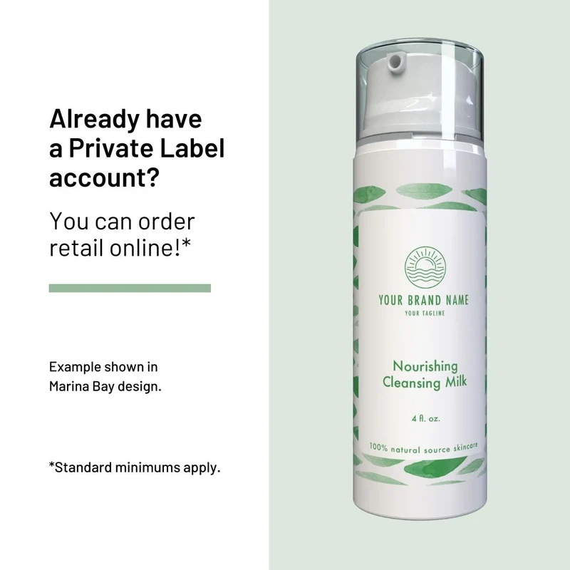 Private Label Nourishing Cleansing Milk, Retail, 4 fl oz