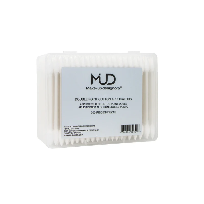 MUD Accessories, Double Point Cotton Applicators, 200 ct